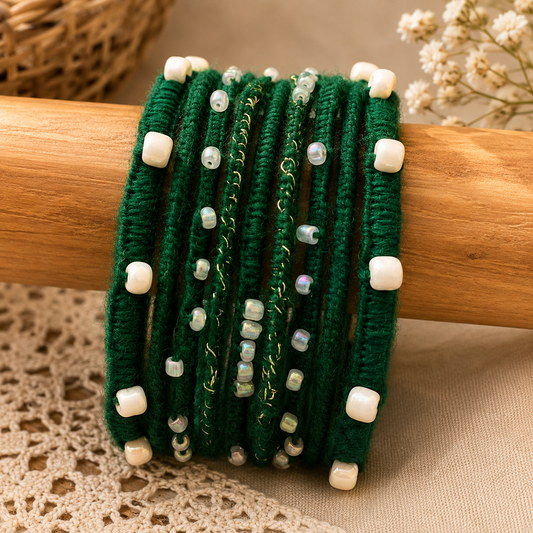 Embroidered Bangles