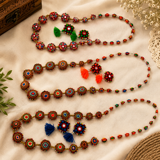 Embroidered Necklaces
