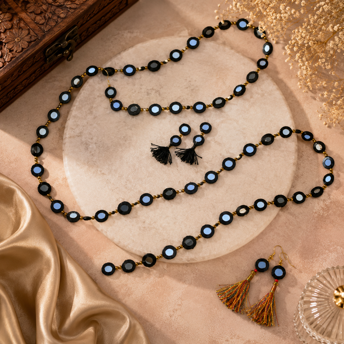 Embroidered Necklaces