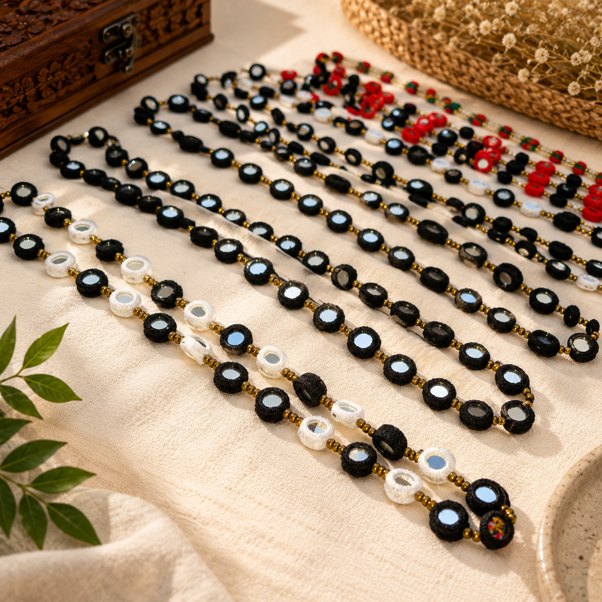 Embroidered Necklaces
