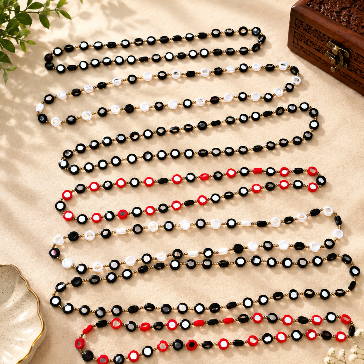 Embroidered Necklaces