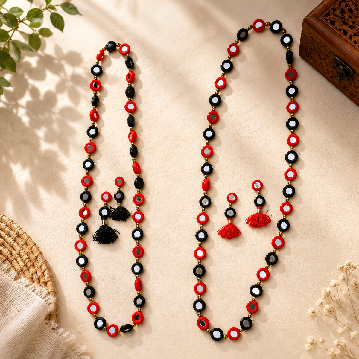 Embroidered Necklaces