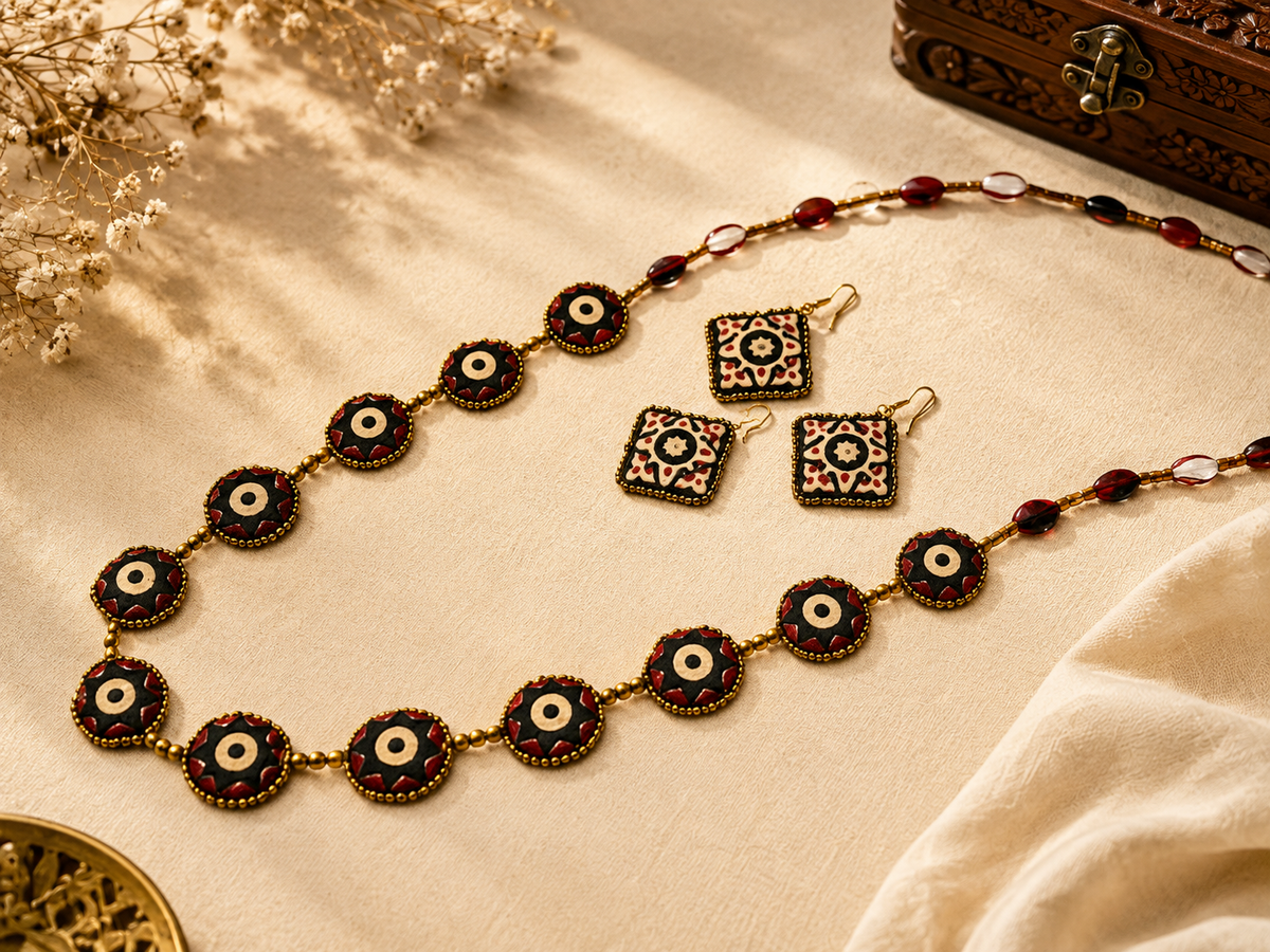 Embroidered Necklaces