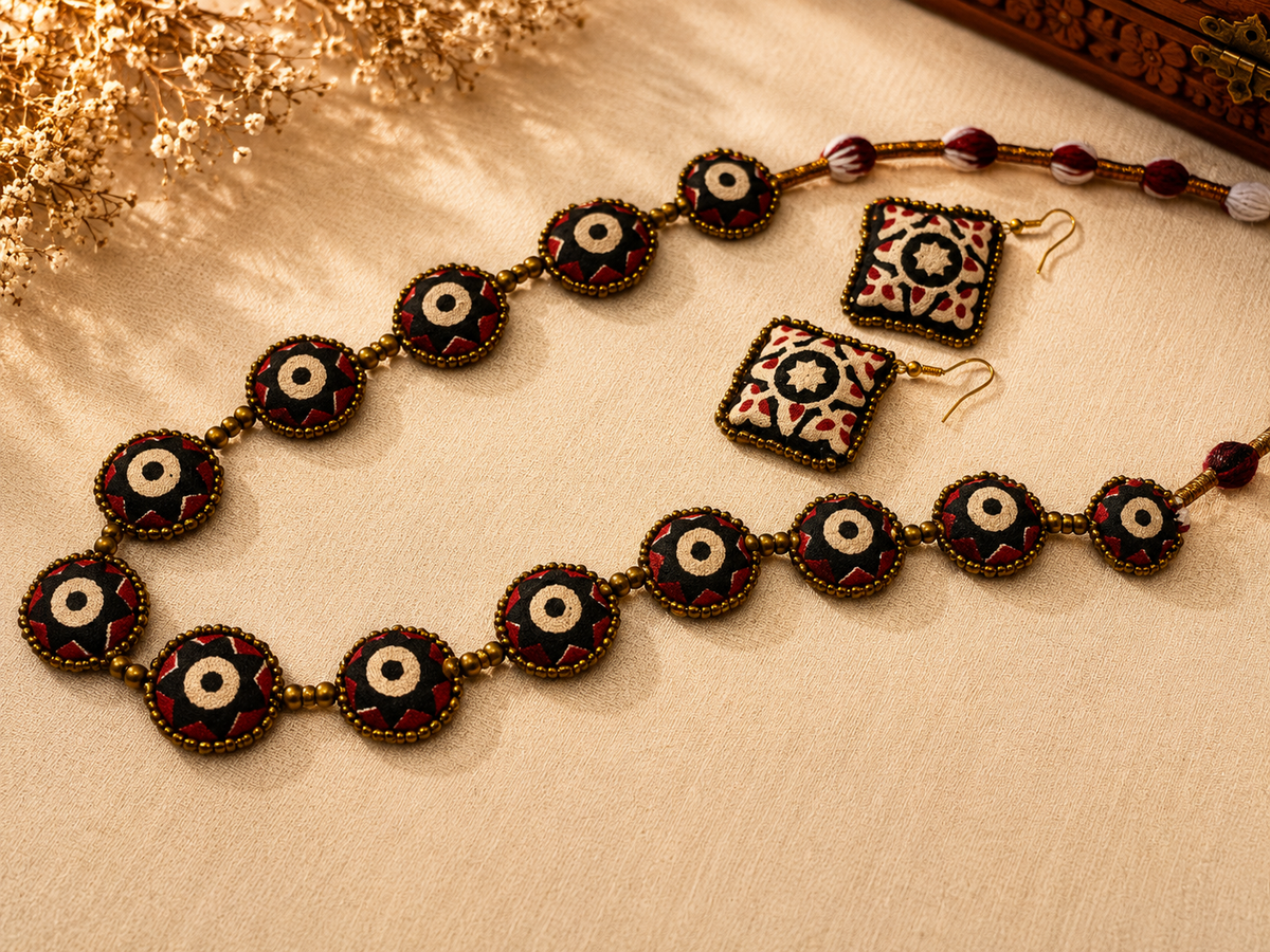 Embroidered Necklaces