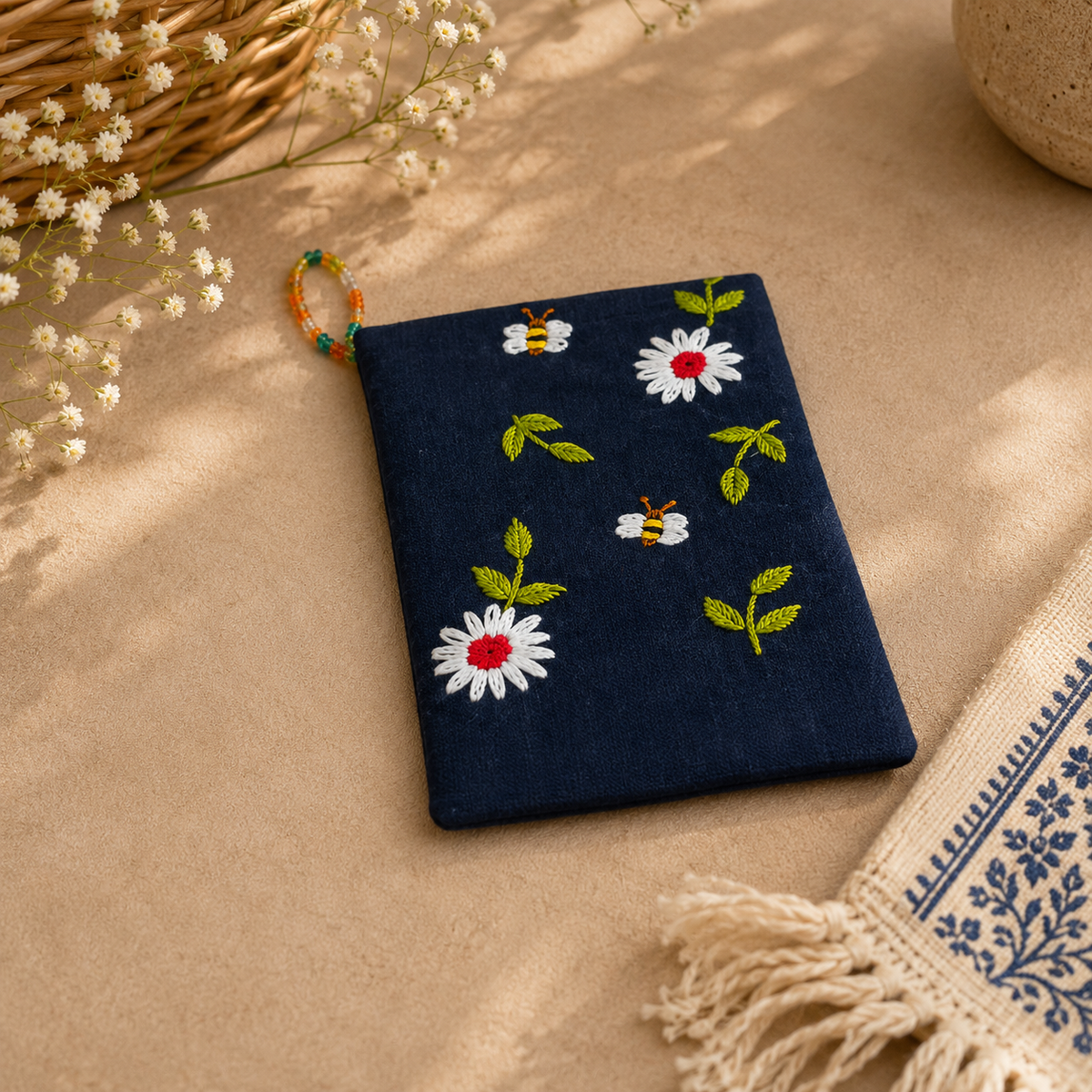 Embroidered Mobile Pouches