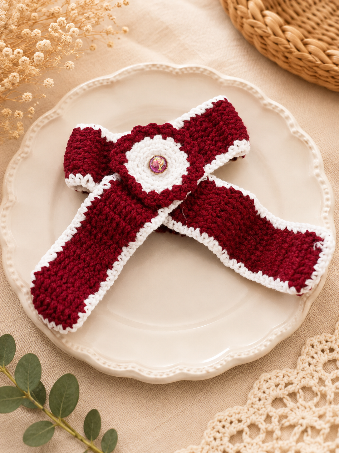 Crochet Hair Clips