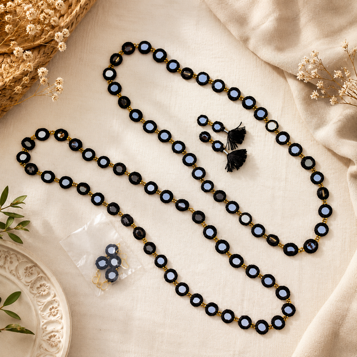 Embroidered Necklaces