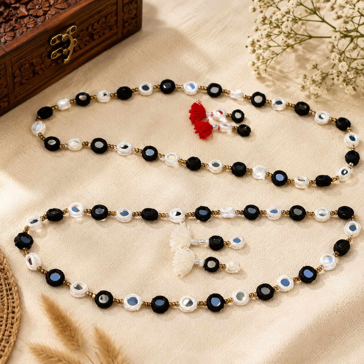 Embroidered Necklaces
