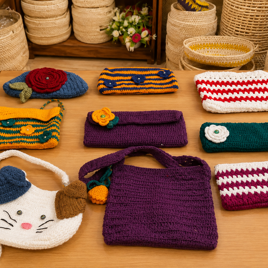 Crochet Hand purses