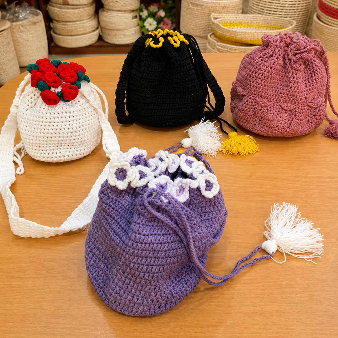 Crochet Potli Bags