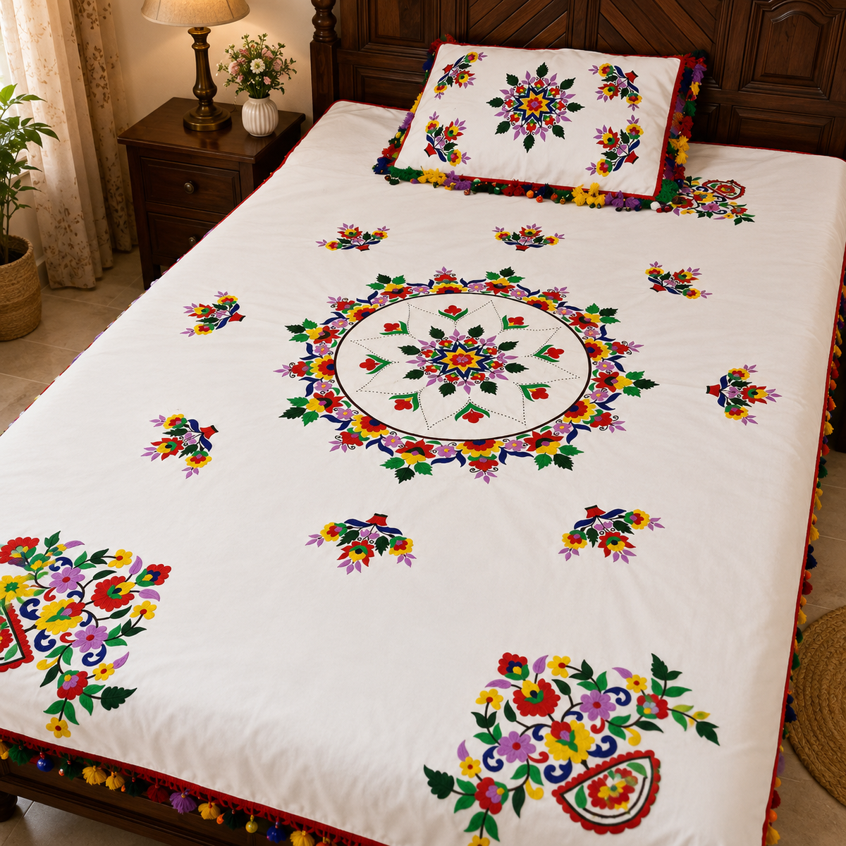 Embroidered Bedsheets