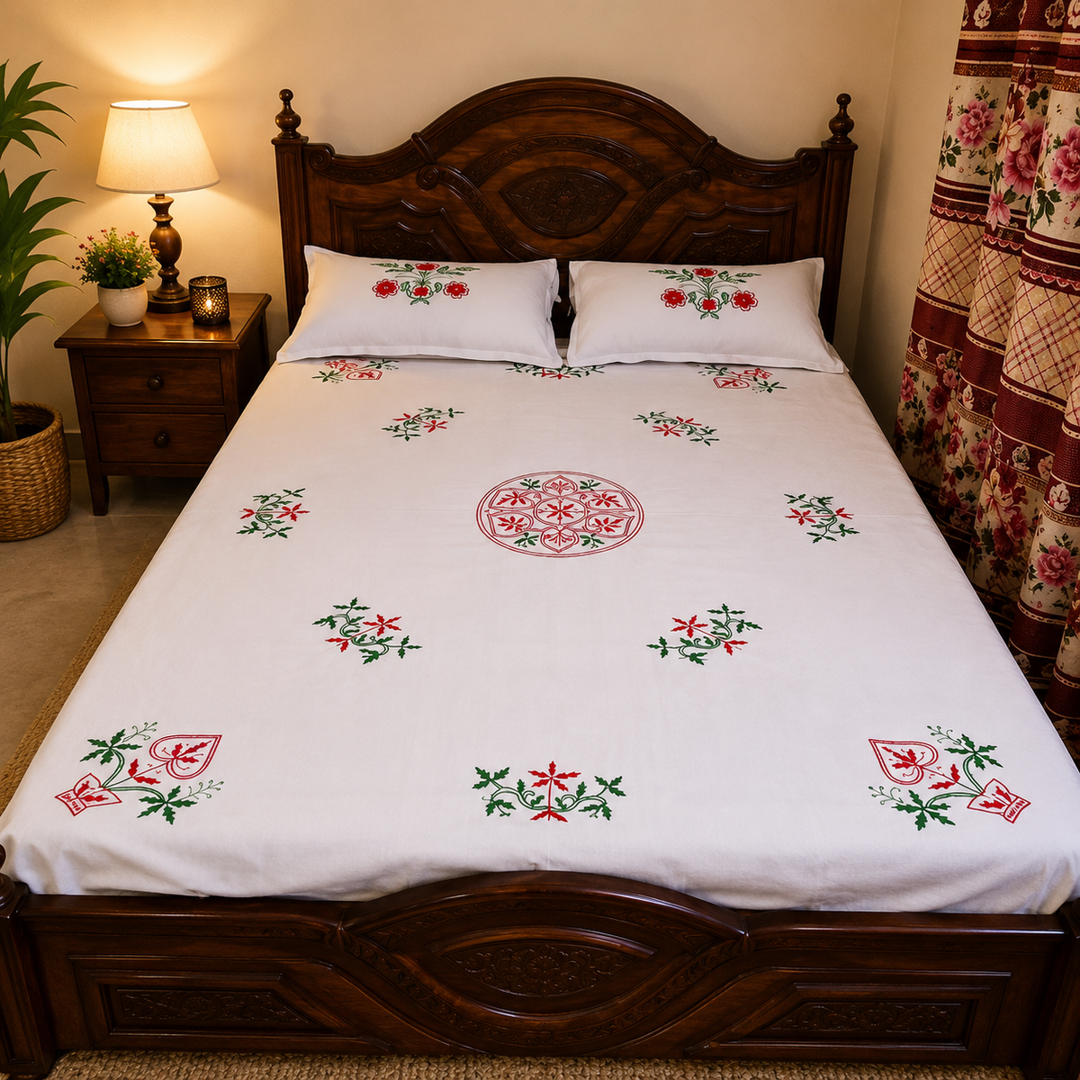 Embroidered Bedsheets