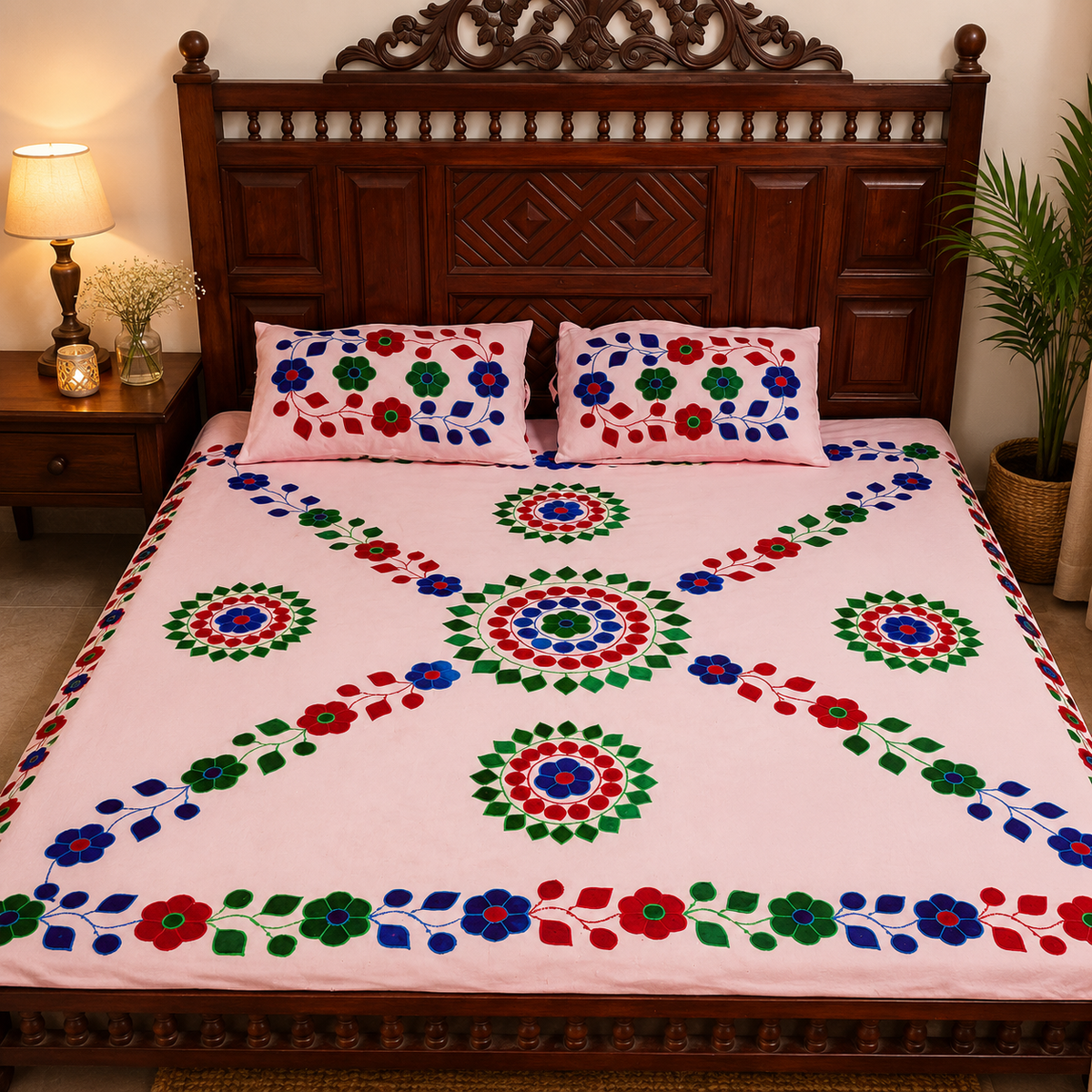 Embroidered Bedsheets