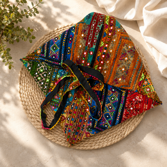 Embroidered Snake Bags