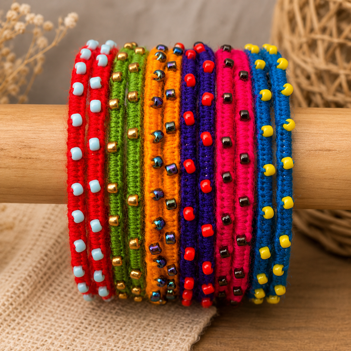 Embroidered Bangles