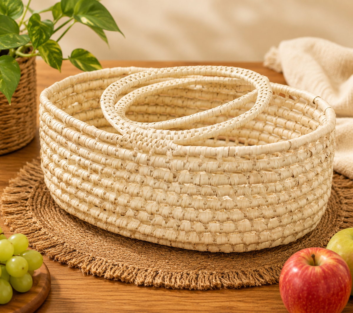 Fruit Basket Set (Oval Shaped)