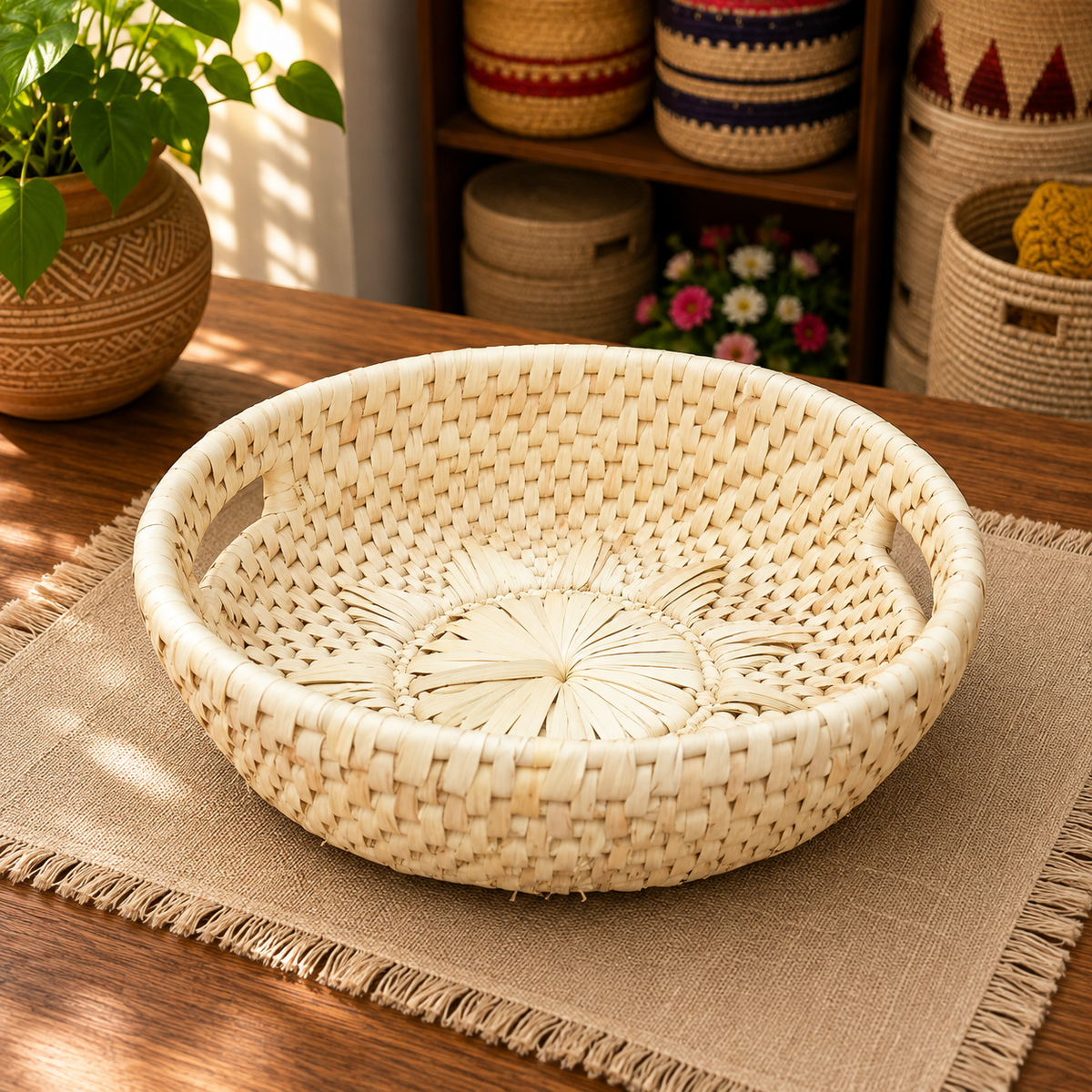 Round shaped Tray