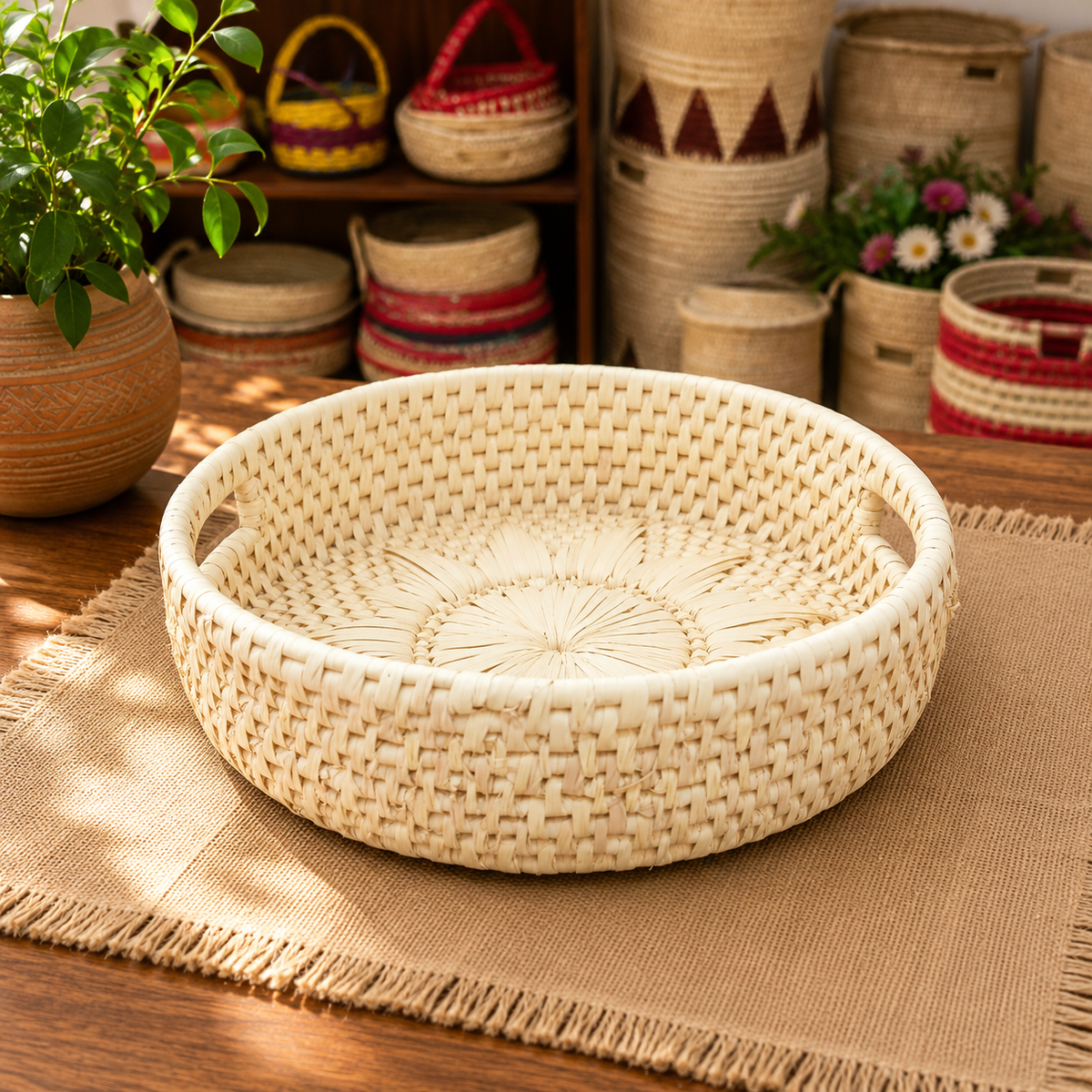 Round shaped Tray